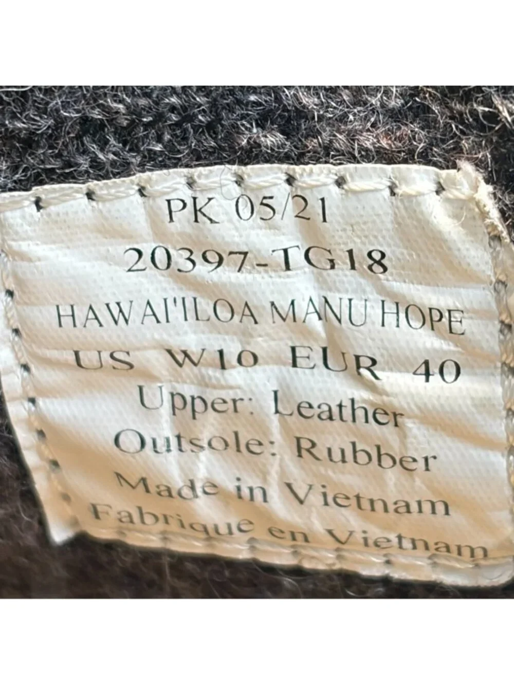 OluKai Hawai'iloa Manu Hope Womens Size 10 Brown Casual Leather Chelsea Boots